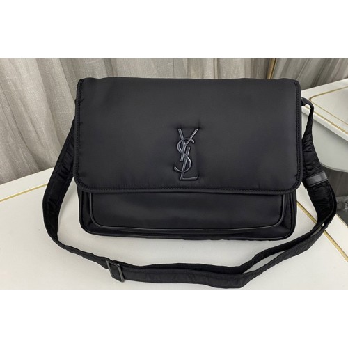 YSL NIKI MESSENGER bag IN Black Nylon
