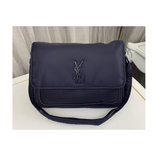 YSL NIKI MESSENGER bag IN Navy Blue Nylon