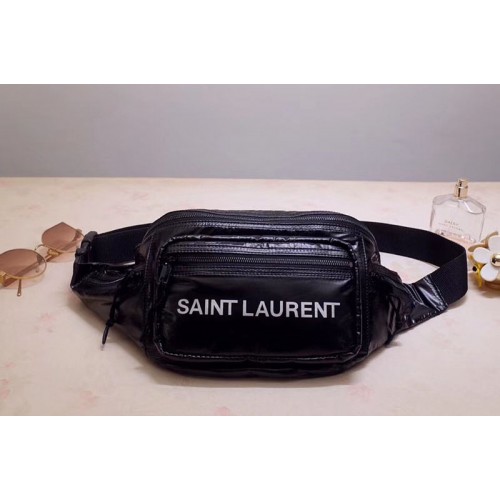 YSL NUXX body bag in nylon with a print