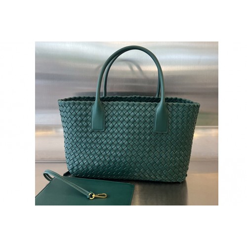 Bottega Veneta Medium Cabat tote bag in Raintree intrecciato leather