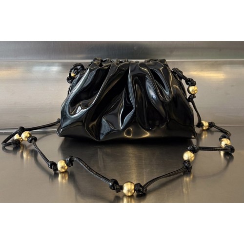 Bottega Veneta Mini Pouch in Black brushed leather