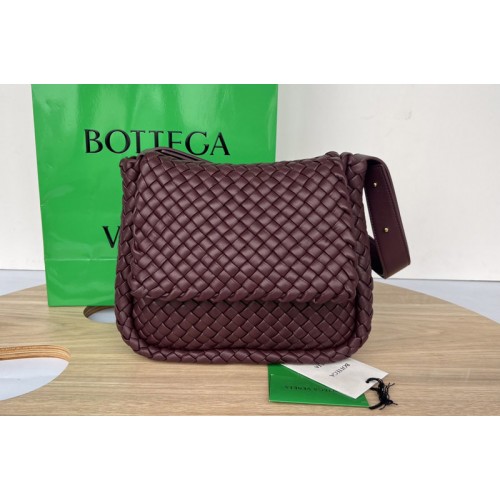 Bottega Veneta Cobble Shoulder Bag in Fondant padded intreccio leather