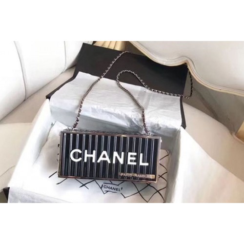 Chanel Hamburg Boxes Bags Black