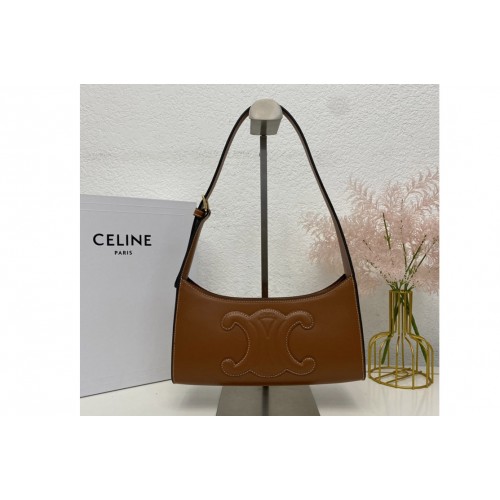 Celine SHOULDER BAG CUIR TRIOMPHE IN Tan SMOOTH CALFSKIN