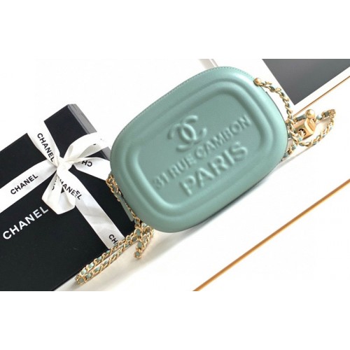 Chanel Small Bag in Blue Leather