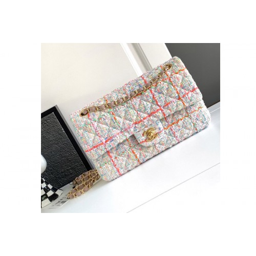 Chanel A01112 Classic 11.12 Handbag in Multicolor Tweed