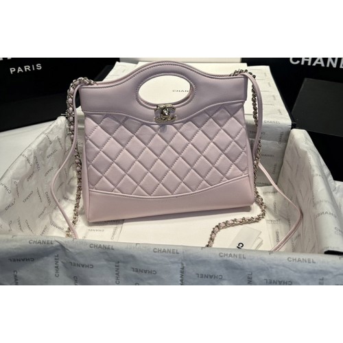 Chanel Mini 31Bag Shopping bag in Pink Shiny Lambskin