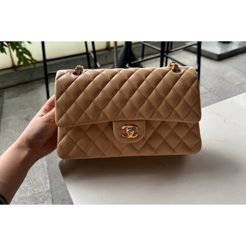 Chanel A01112 Classic 11.12 Handbag in Brown Lambskin