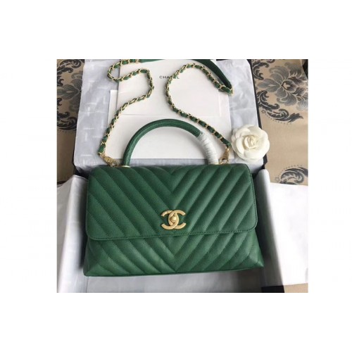 Chanel Original Leather Flap Bag with Top Handle Bags A92215