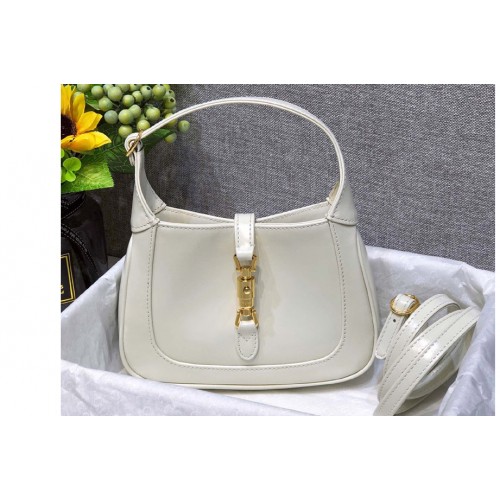 Gucci Jackie 1961 mini shoulder bag in White Leather