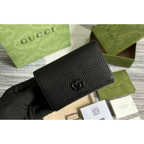 Gucci Marmont Medium Wallet in Black Leather