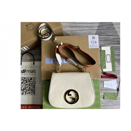 Gucci Blondie medium bag in White leather