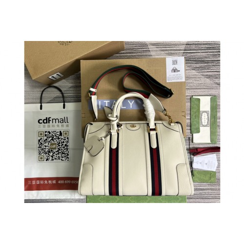 Gucci Bauletto Tote bag in White Leather