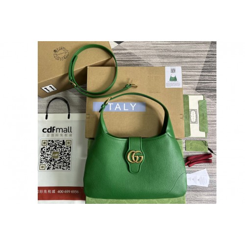 Gucci Aphrodite medium shoulder bag in Green soft leather