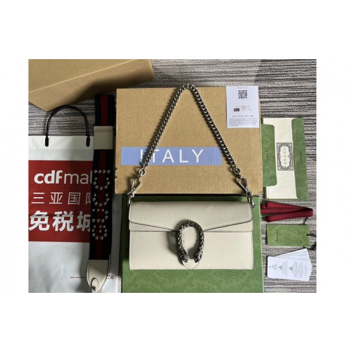 Gucci ‎ Dionysus small shoulder bag in White leather