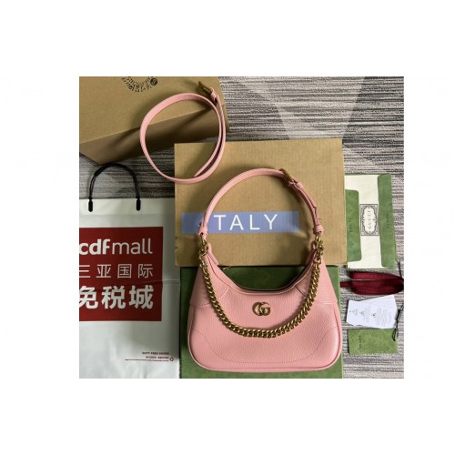 Gucci ‎‎ Aphrodite small shoulder bag in Pink soft leather