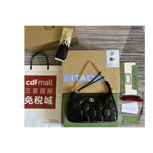 Gucci ‎‎‎Matelasse handbag in Black Matelasse leather