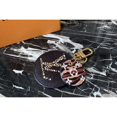 Louis Vuitton M68469 Jungle Bag Charm and Key Holder Black Monogram jungle canvas