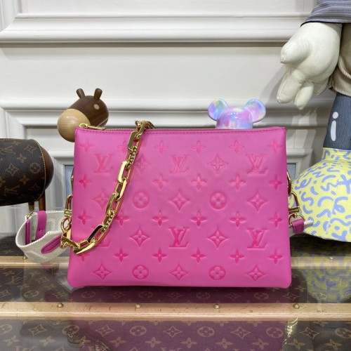 Louis Vuitton M21773 Coussin PM handbag in Pink Lambskin