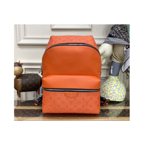 Louis Vuitton M30230 Discovery Backpack PM in Taiga cowhide leather and Monogram Eclipse coated canvas