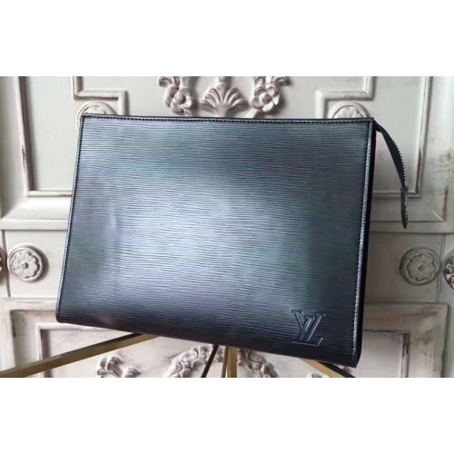 Louis Vuitton M41366 Toiletry Pouch 26 in Black Epi Leather