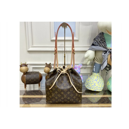 Louis Vuitton M42226 Petite Noe bucket bag in Monogram coated canvas