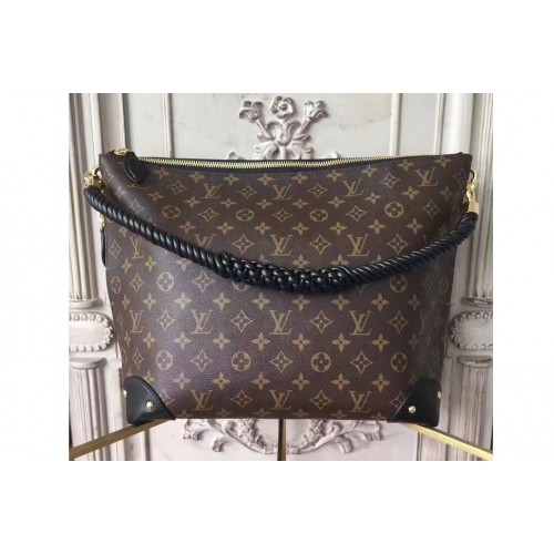 Louis Vuitton M44130 Triangle Softy Bag in Monogram Reverse Canvas