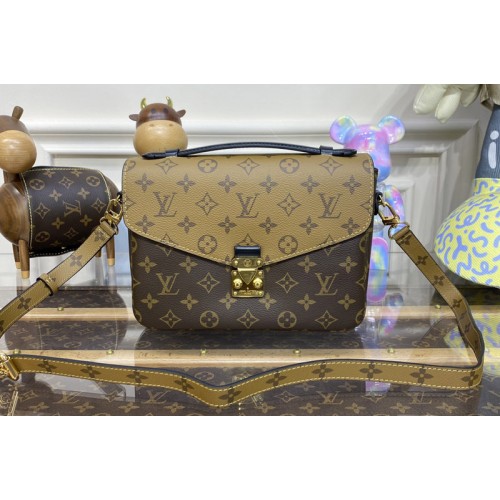 Louis Vuitton M44876 Pochette Metis bag in Monogram Reverse coated canvas