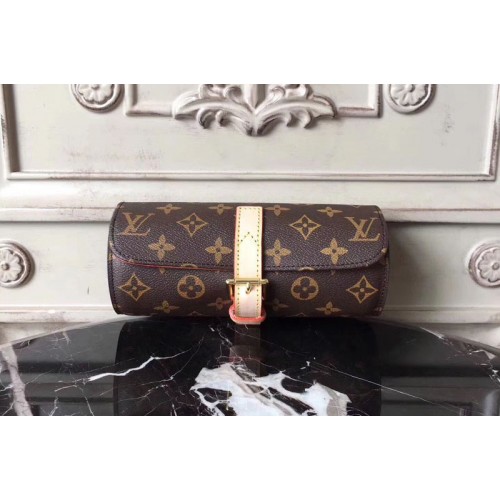 Louis Vuitton M47530 3 WATCH CASE in Monogram Canvas