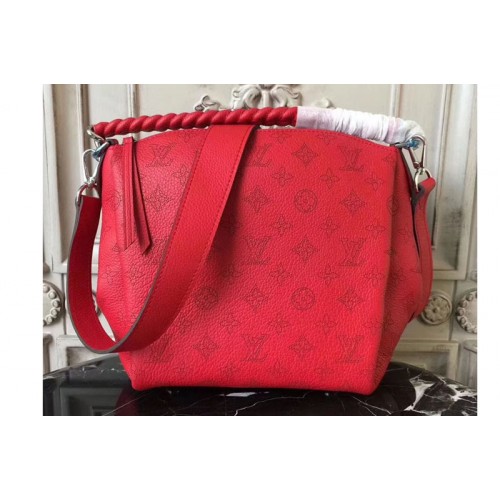 Louis Vuitton M51224 Babylone Chain BB Bag in Red Mahina perforated calf leather