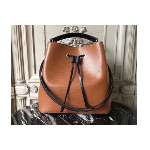 Louis Vuitton M54366 Lockme Bucket Bag in Brown Epi Leather