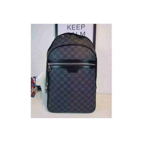 Louis Vuitton N58024 Michael Backpack in Damier Graphite Canvas Louis Vuitton N58024 Michael Backpack in Damier Graphite Canvas