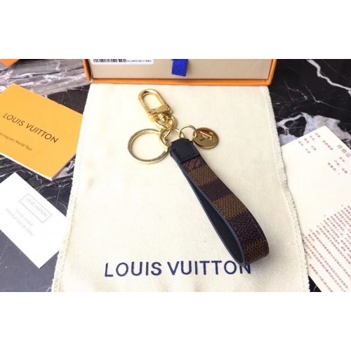 Louis Vuitton M61950 Damier Ebene Canvas Dragonne Bag Charm and Key Holder