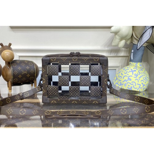 Louis Vuitton M20871 soft trunk Bag in Monogram Chess coated canvas and PVC