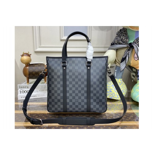 Louis Vuitton N41467 Tadao PM bag in Damier Graphite canvas