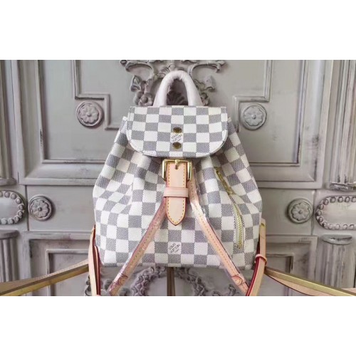 Louis Vuitton N44026 Sperone BB Backpack in Damier Azur Canvas