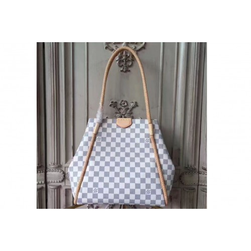Louis Vuitton N44027 Propriano Bag in Damier Azur Canvas