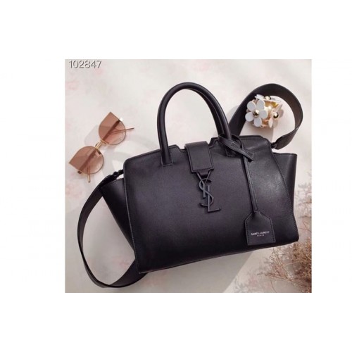 YSL Downtown Small Cabas Bags Original Leather Black