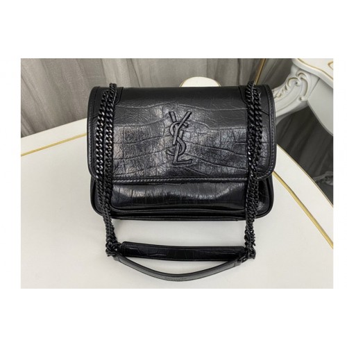 YSL NIKI Baby Bag IN CROCODILE-EMBOSSED LEATHER