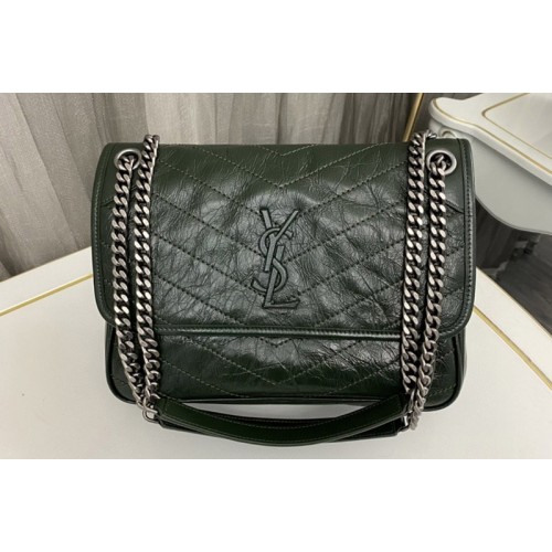 YSL NIKI MEDIUM bag IN Green VINTAGE LEATHER