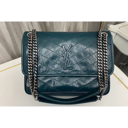 YSL NIKI MEDIUM bag IN Green VINTAGE LEATHER