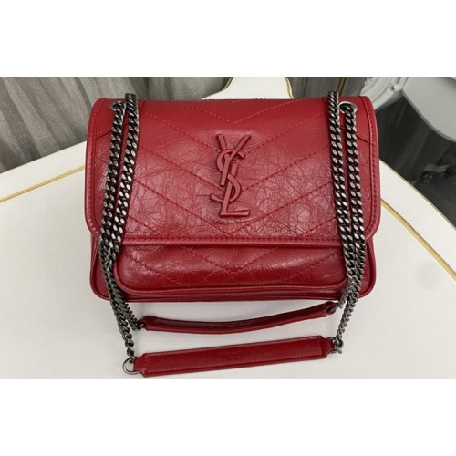 YSL NIKI Baby bag IN Red VINTAGE LEATHER