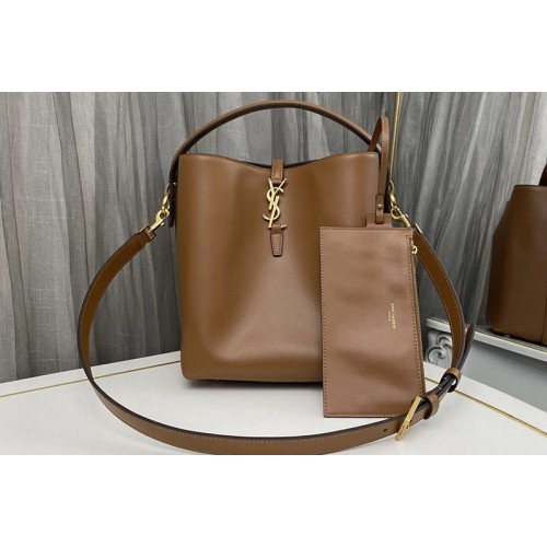 YSL LE 37 bag IN Brown VEGETABLE-TANNED LEATHER