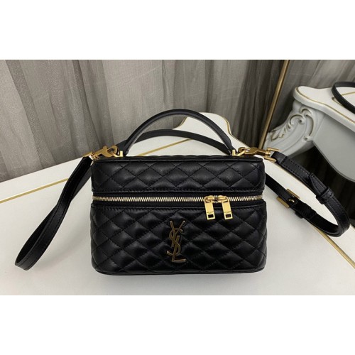 YSL GABY MINI VANITY BAG IN Black LAMBSKIN