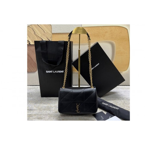 YSL JAMIE 4.3 MINI CHAIN BAG IN Black LAMBSKIN