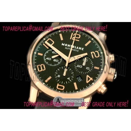 Montblanc Timewalker Chrono RG/LE Black A-7753