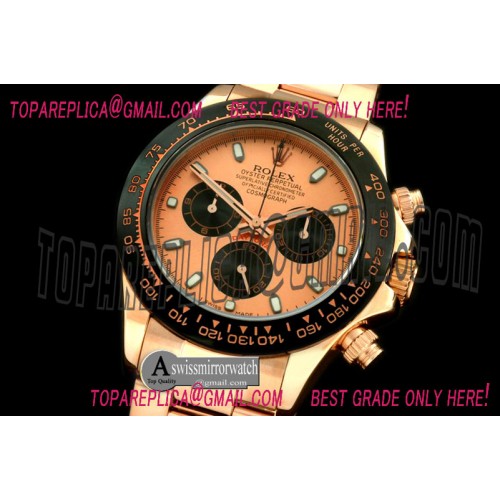 Rolex  Daytona 2013 RG/RG Gold Stick A-7750 Sec@6