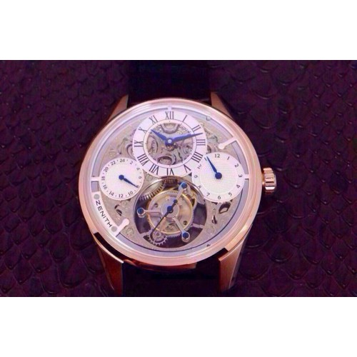 Zenith Real Tourbillon Watches Rose Gold
