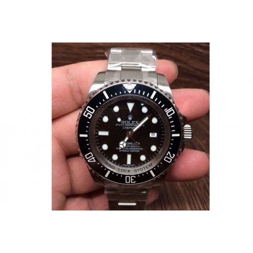 Rolex Sea-Dweller DEEPSEA 116660 Black Ceramic 1:1 Noob Best Edition A2836