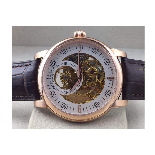 Patek Philippe Calastrava Skeleton RG/LE White A2824